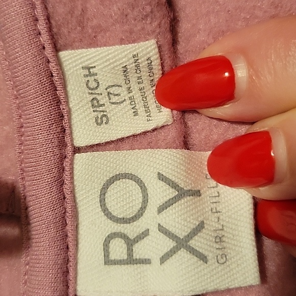 NWT: Roxy Girl's Fleece Zipper Hoodie - Picture 8 of 13